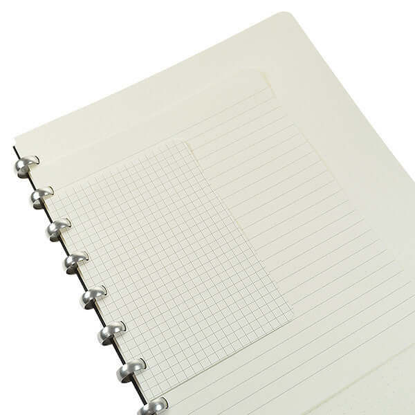 Atoma Amazing Texon Cover Disc-Bound Refillable Notebook Black 95 x 140 - Image 5