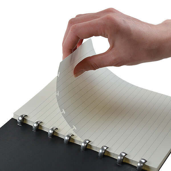Atoma Amazing Texon Cover Disc-Bound Refillable Notebook Brown 165 x 210 - Image 4