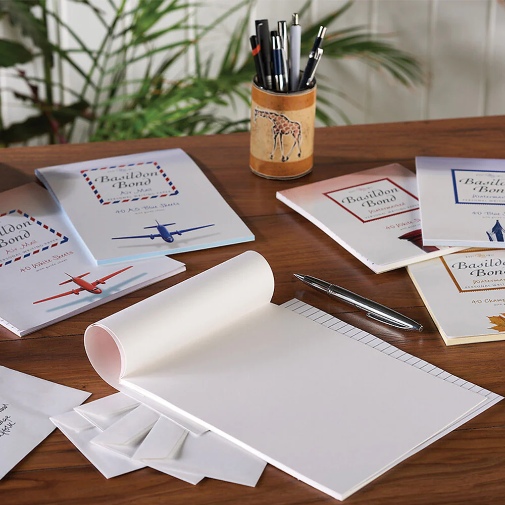 Basildon Bond Post Quarto Envelopes Pack of 20 Champagne - Image 4