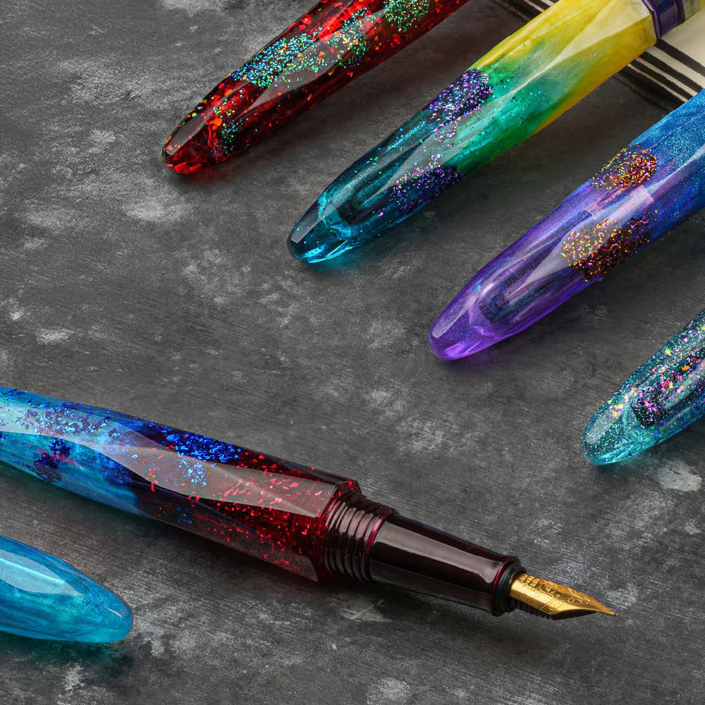 Benu Briolette Fountain Pen Amethyst Tide - Image 4