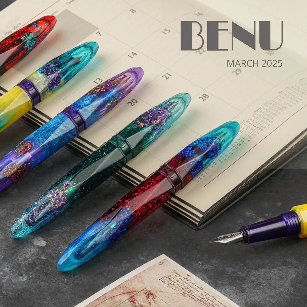 Benu Briolette Fountain Pen Starlit Oasis - Image 3