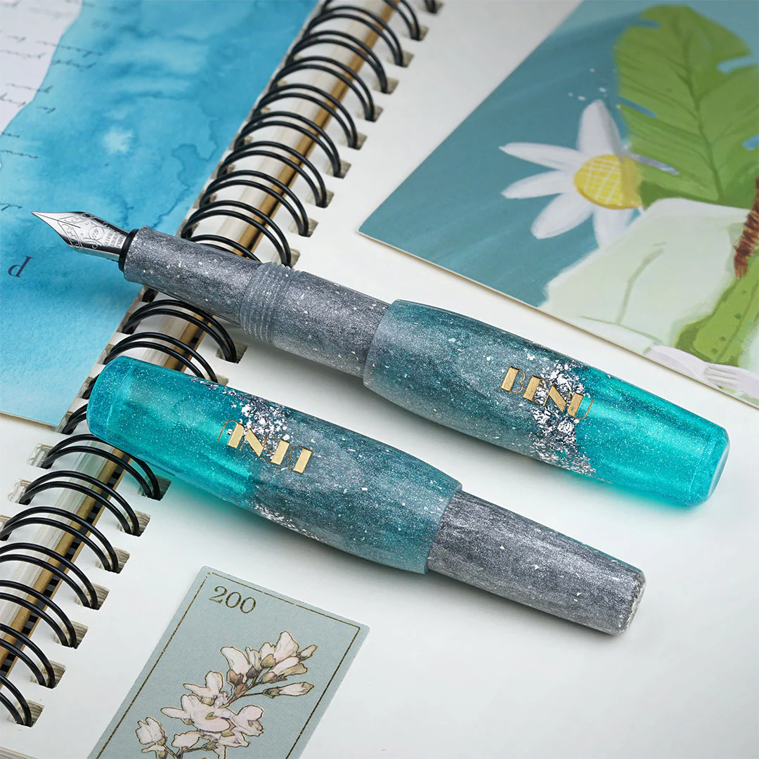 Benu Pixie Pocket Fountain Pen Aqua Glow - Image 4