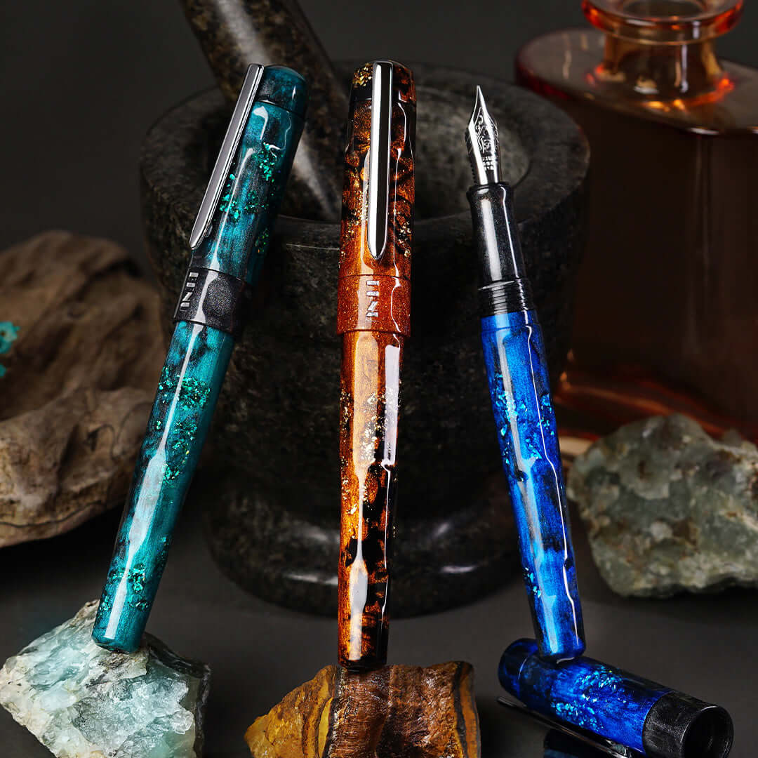 Benu Talisman Fountain Pen Hawk's Eye - Image 3