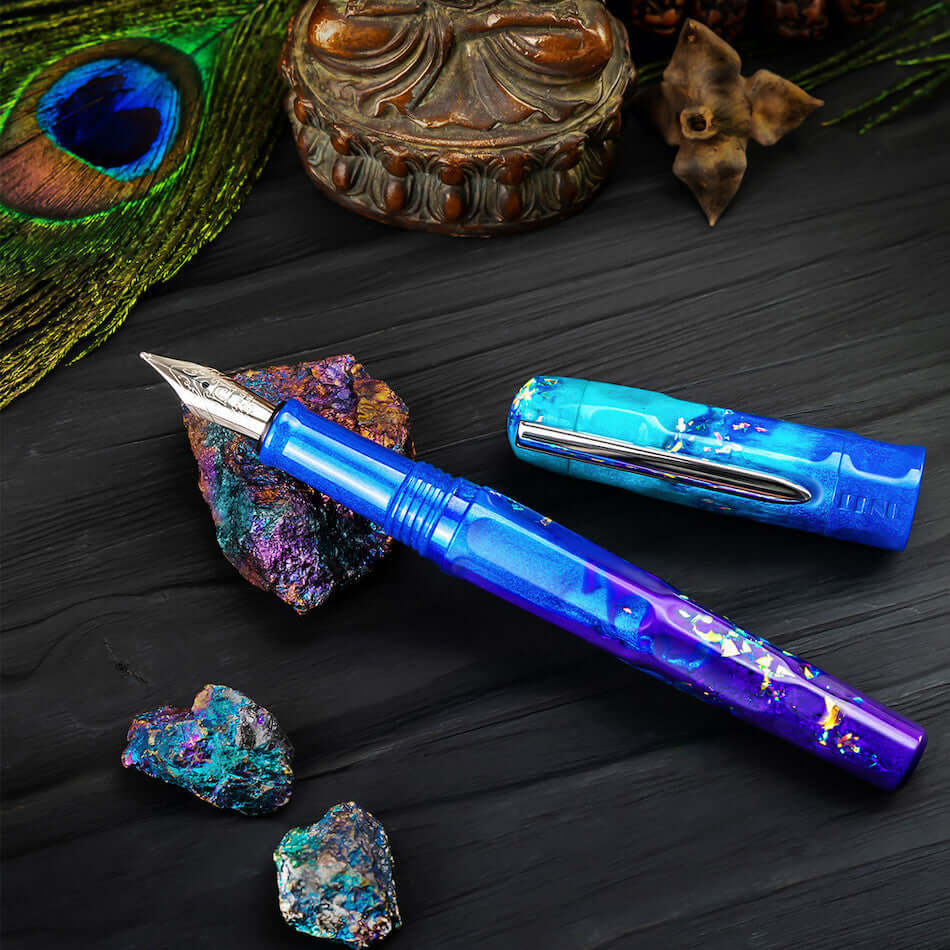 Benu Talisman Fountain Pen Peacock Ore - Image 3