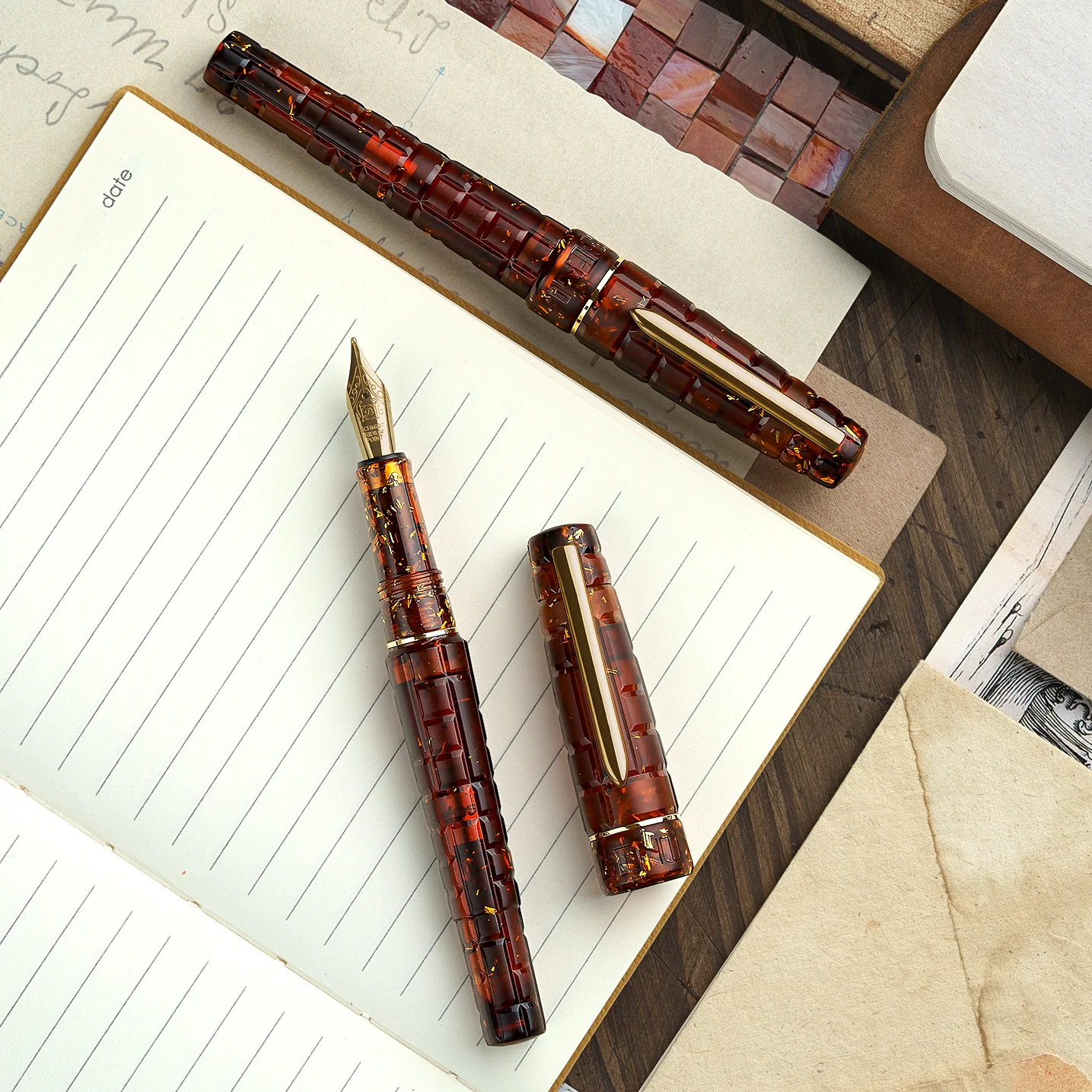 Benu Tessera Fountain Pen Sunstone - Image 5