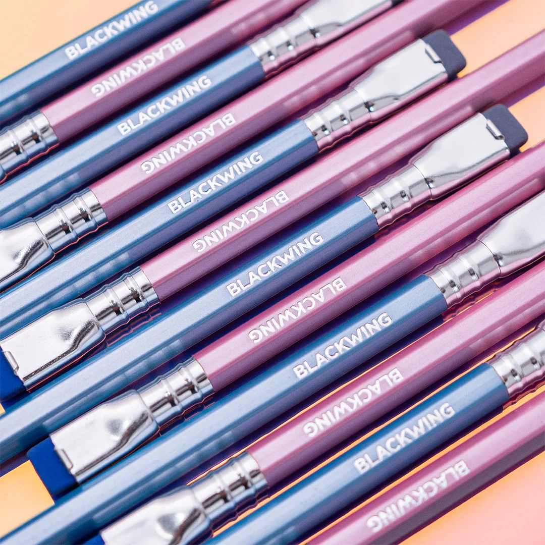 Blackwing Pearlescent Pencils Set of 12 Blue - Image 6