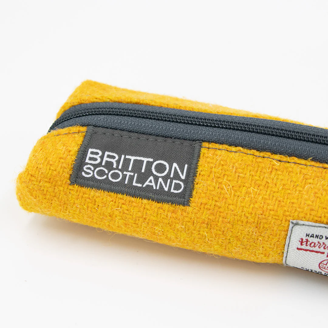Britton Scotland Handmade Harris Tweed Slim Pencil Case - Image 4