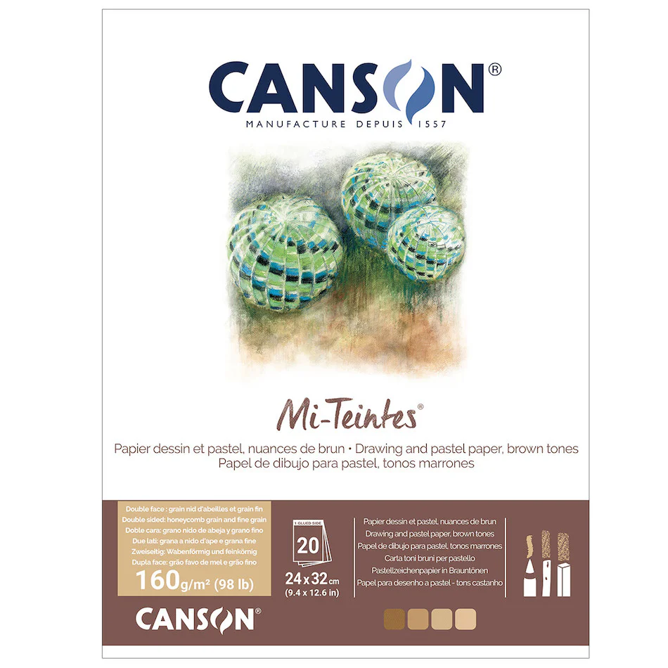 Canson Mi-Teintes Pastel Craft Pad 24 x 32