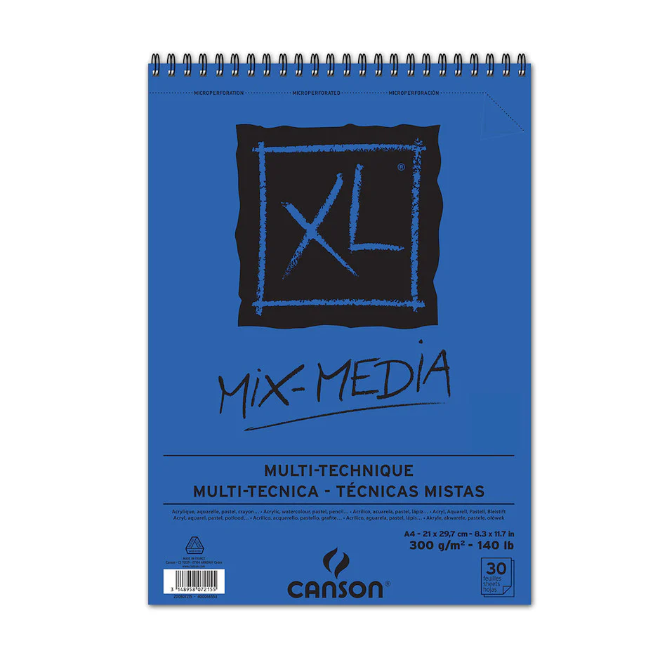 Canson XL Mix Media Spiral Pad A4