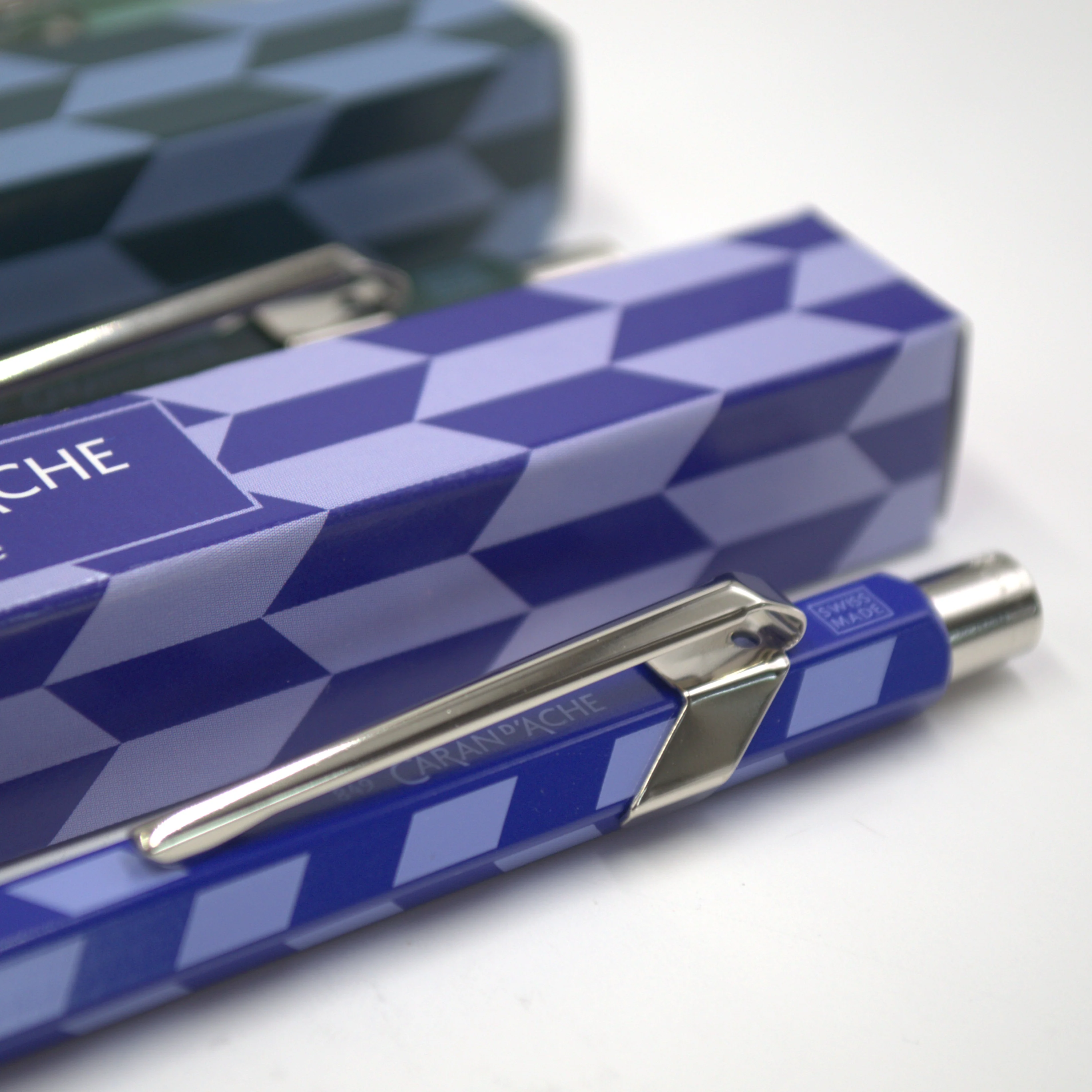 Caran d'Ache 849 Ballpoint Pen Mosaic Royal Blue - Image 2