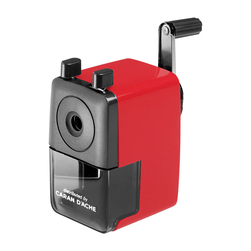 Caran d'Ache Desk Top Pencil Sharpener Red
