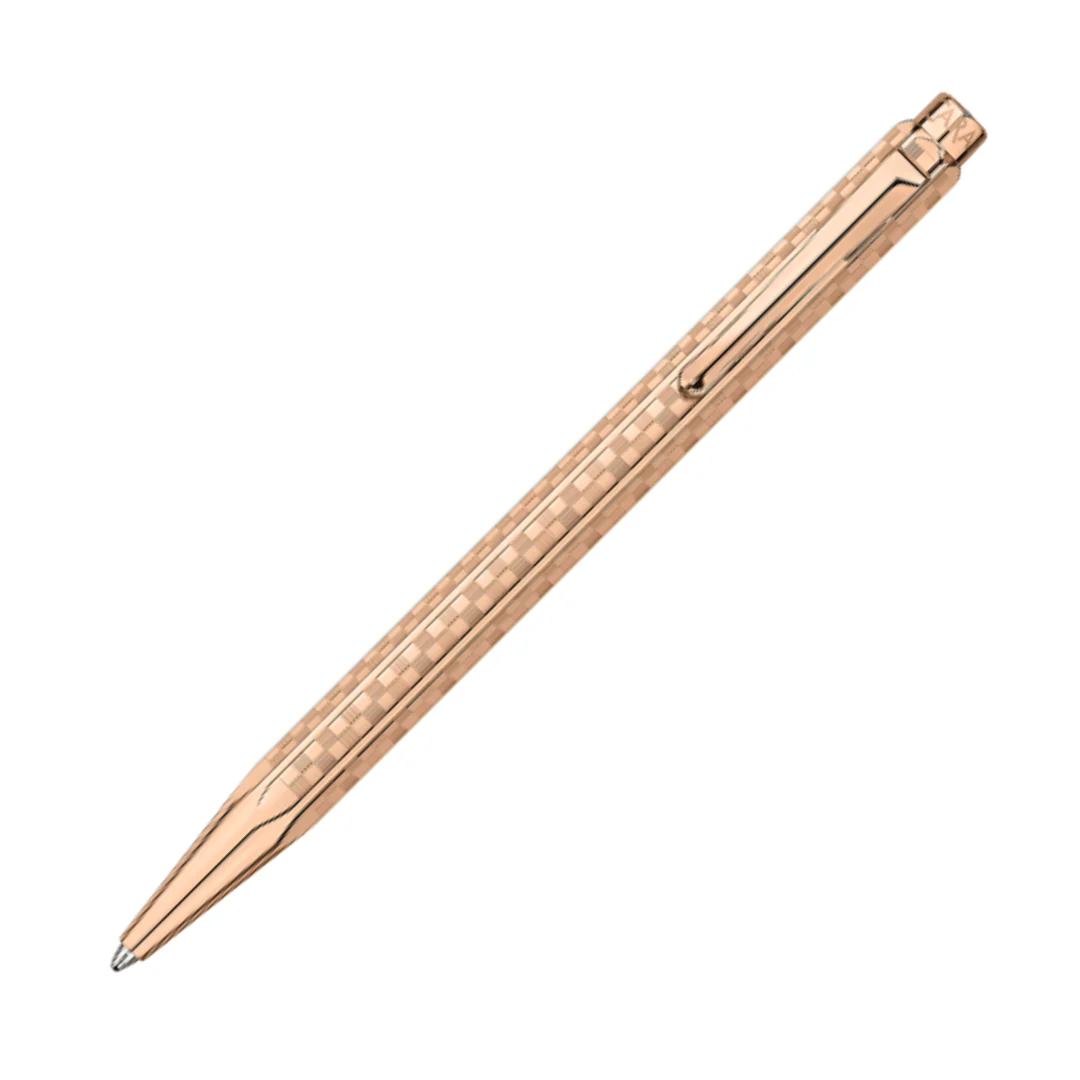 Caran d'Ache Ecridor Ballpoint Pen Damier Rose Gold