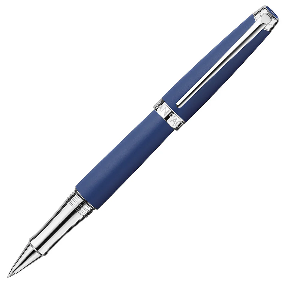 Caran d'Ache Leman Rollerball Pen Blue Night Matt