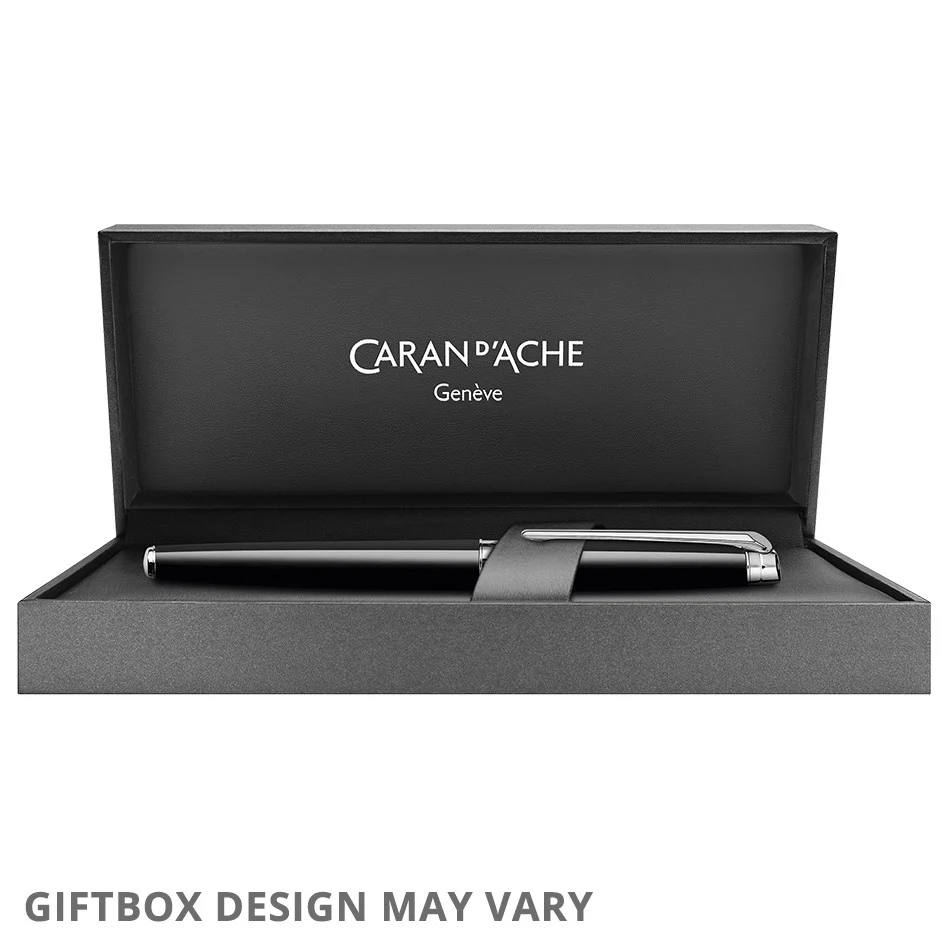 Caran d'Ache Leman Slim Ebony Ballpoint Pen - Image 2