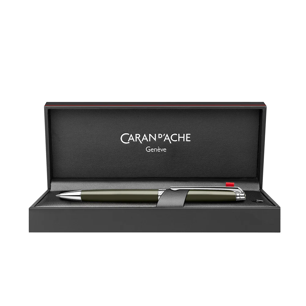 Caran d'Ache Leman Slim Terre d'Ombre Ballpoint Pen - Image 3