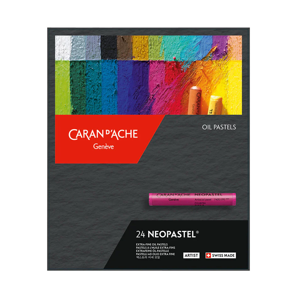 Caran d'Ache Neopastel Oil Pastel Box of 24
