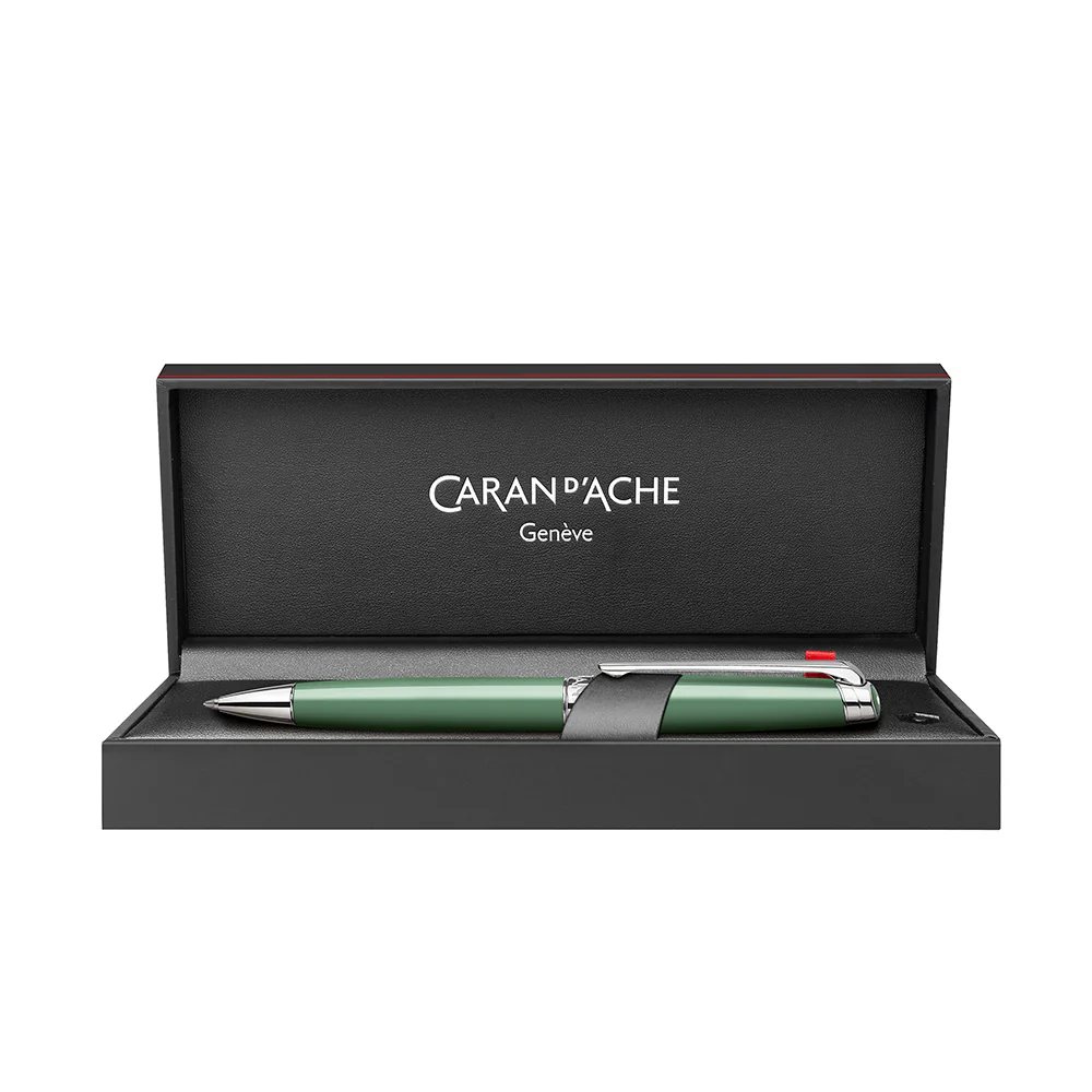 Caran d'Ache Special Edition Leman Ballpoint Pen Vert de Gris - Image 4