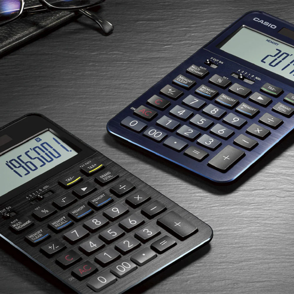 Casio S100X Flagship Desktop Calculator Black - Image 3