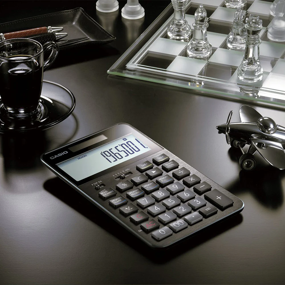 Casio S100X Flagship Desktop Calculator Black - Image 5