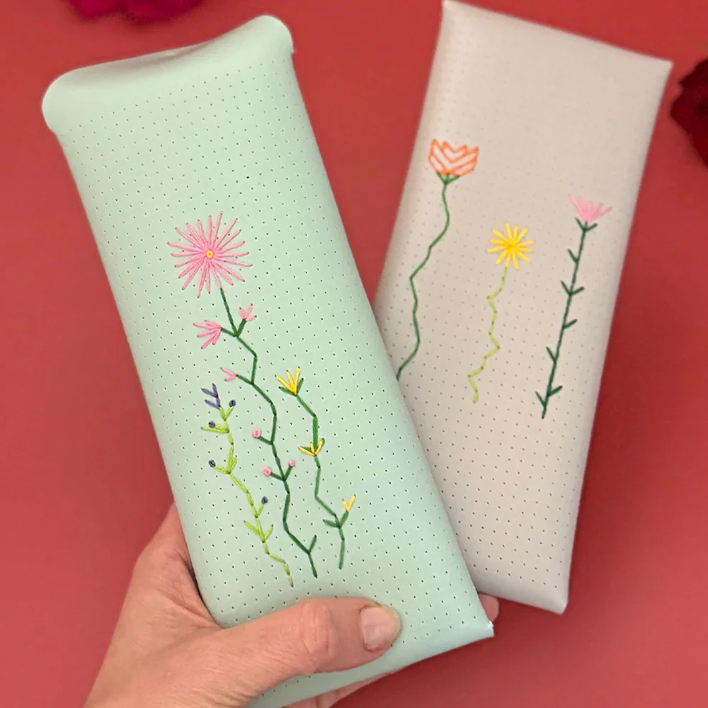 Chasing Threads Stitch Pencil Case Pink - Image 6