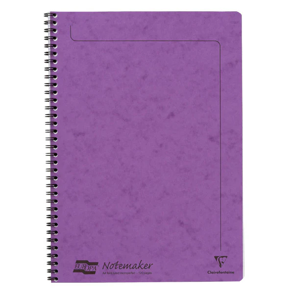 Clairefontaine Europa Notemaker Wirebound Notebook A4 (210x297)