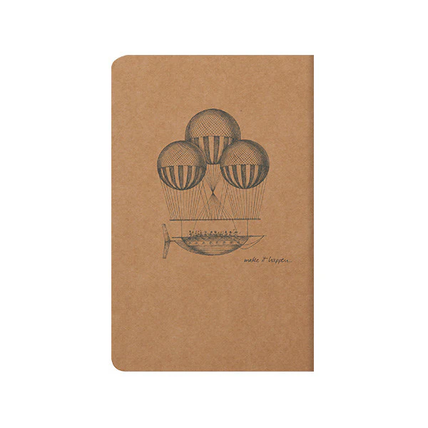 Clairefontaine Flying Spirit Notebook Kraft Cover 110x170 - Image 4