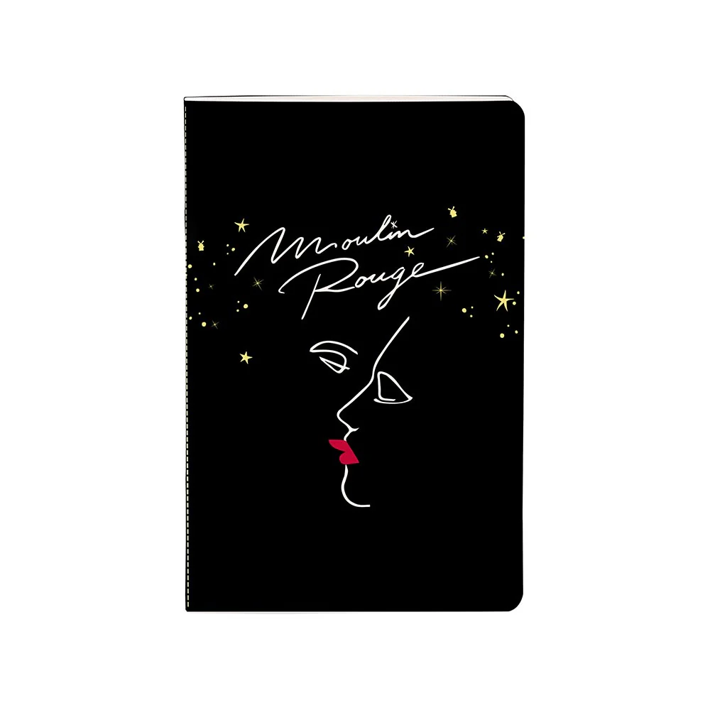 Clairefontaine Moulin Rouge Stapled Notebook Sewn On Spine 11x17cm - Image 4