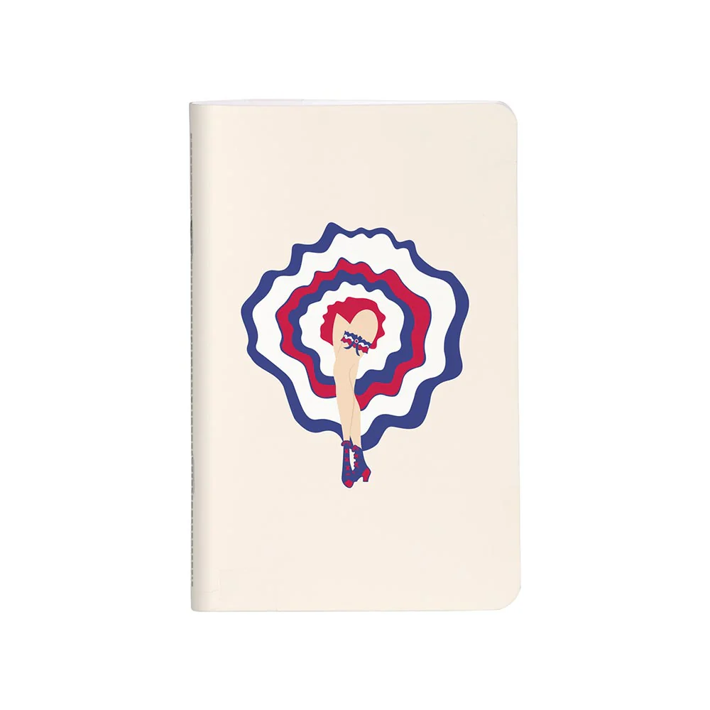 Clairefontaine Moulin Rouge Stapled Notebook Sewn On Spine 75x12cm - Image 7