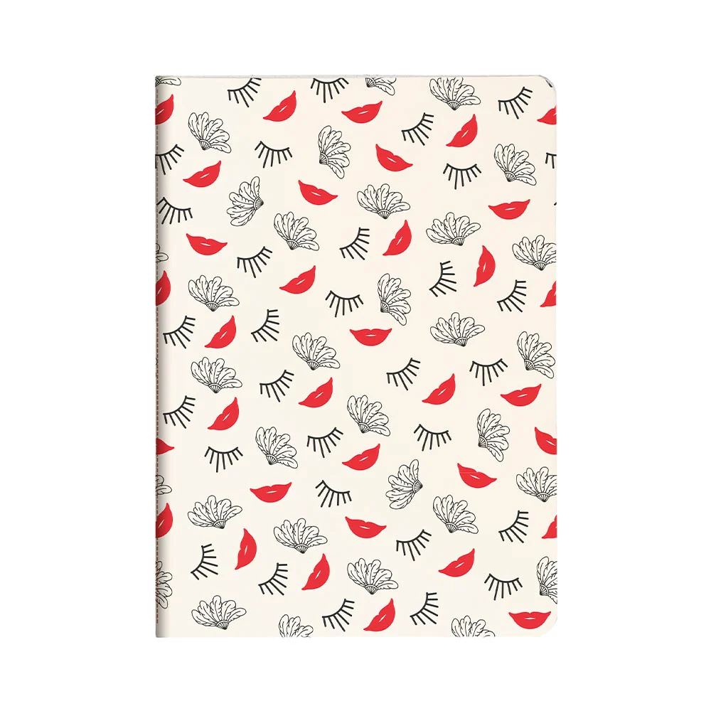 Clairefontaine Moulin Rouge Stapled Notebook Sewn On Spine A5 - Image 4