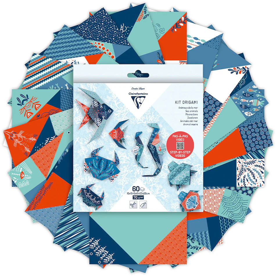 Clairefontaine Origami Set of 60 Sheets 3 Sizes - Image 14