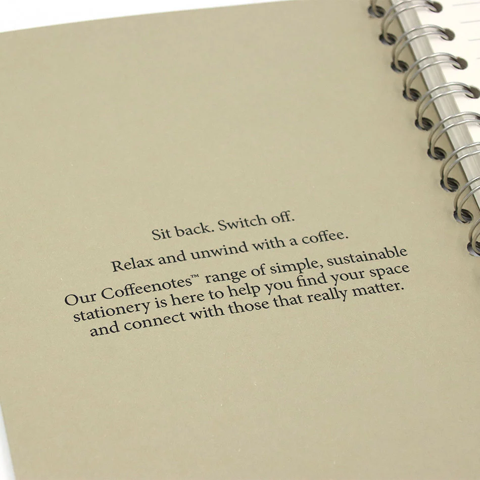 Coffeenotes Medio Wiro Notebook Camel Tweed - Image 2
