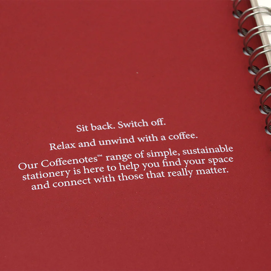 Coffeenotes Medio Wiro Notebook Cherry - Image 2