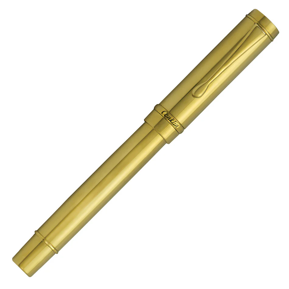 Conklin Duragraph Metal Fountain Pen PVD Gold - Image 2