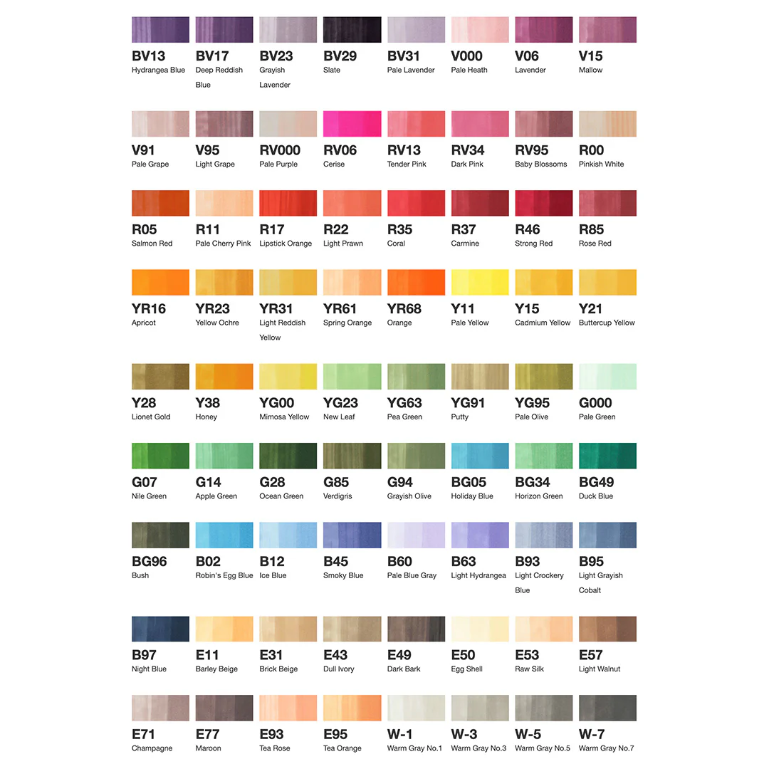 Copic Ciao Set of 72 - Image 5