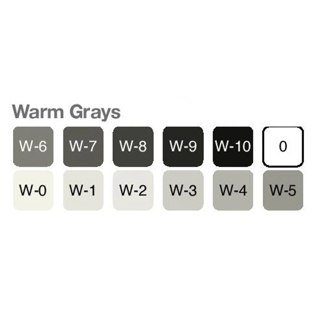 Copic Classic Marker Set of 12 Warm Grey - Image 2