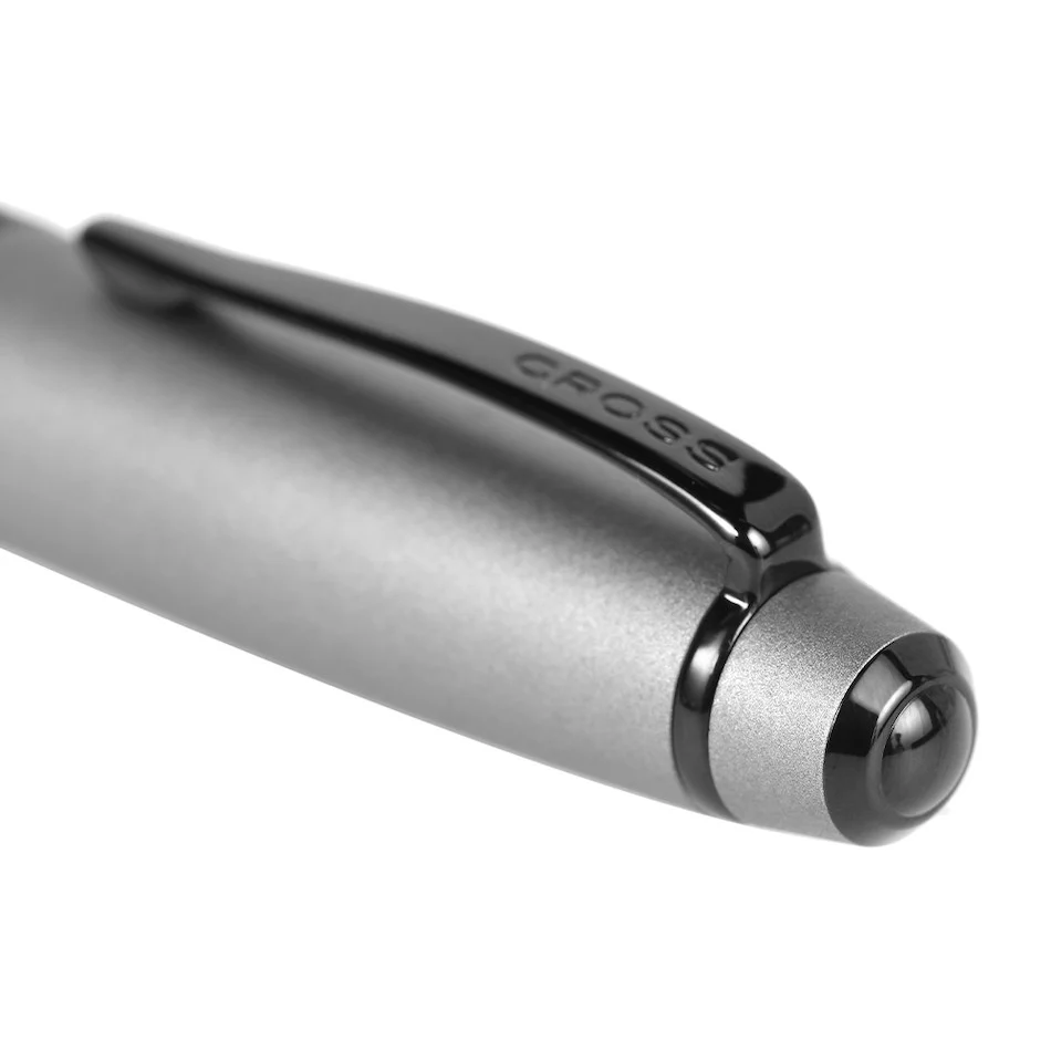 Cross Bailey Ballpoint Pen Grey Lacquer with Black Trim - Image 3