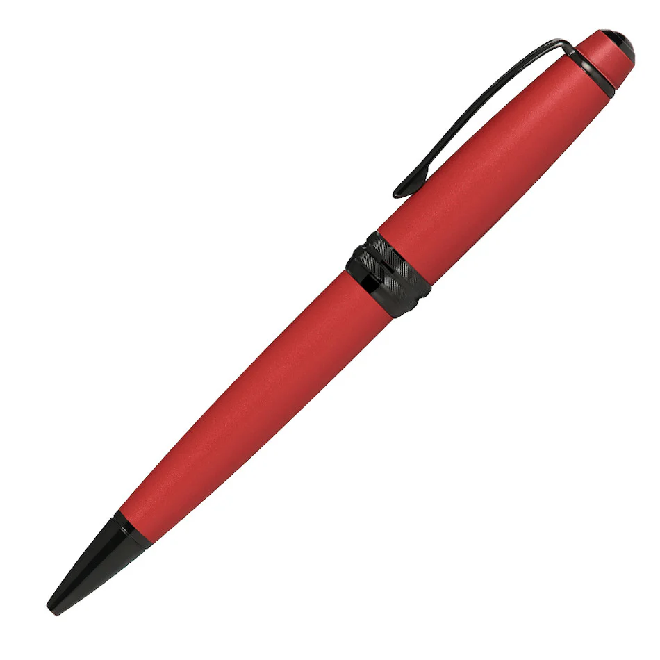 Cross Bailey Ballpoint Pen Red Lacquer with Black Trim - Image 2