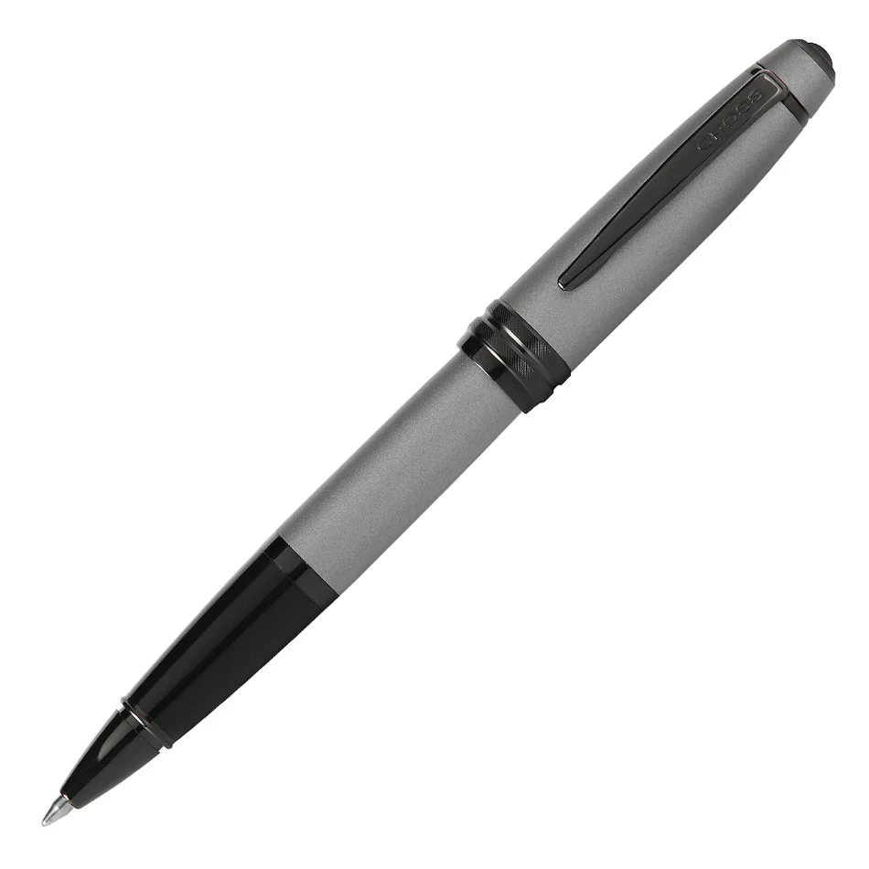 Cross Bailey Rollerball Pen Grey Lacquer with Black Trim