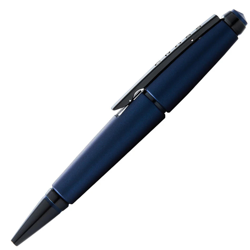 Cross Edge Telescopic Selectip Rollerball Pen Matt Blue - Image 3