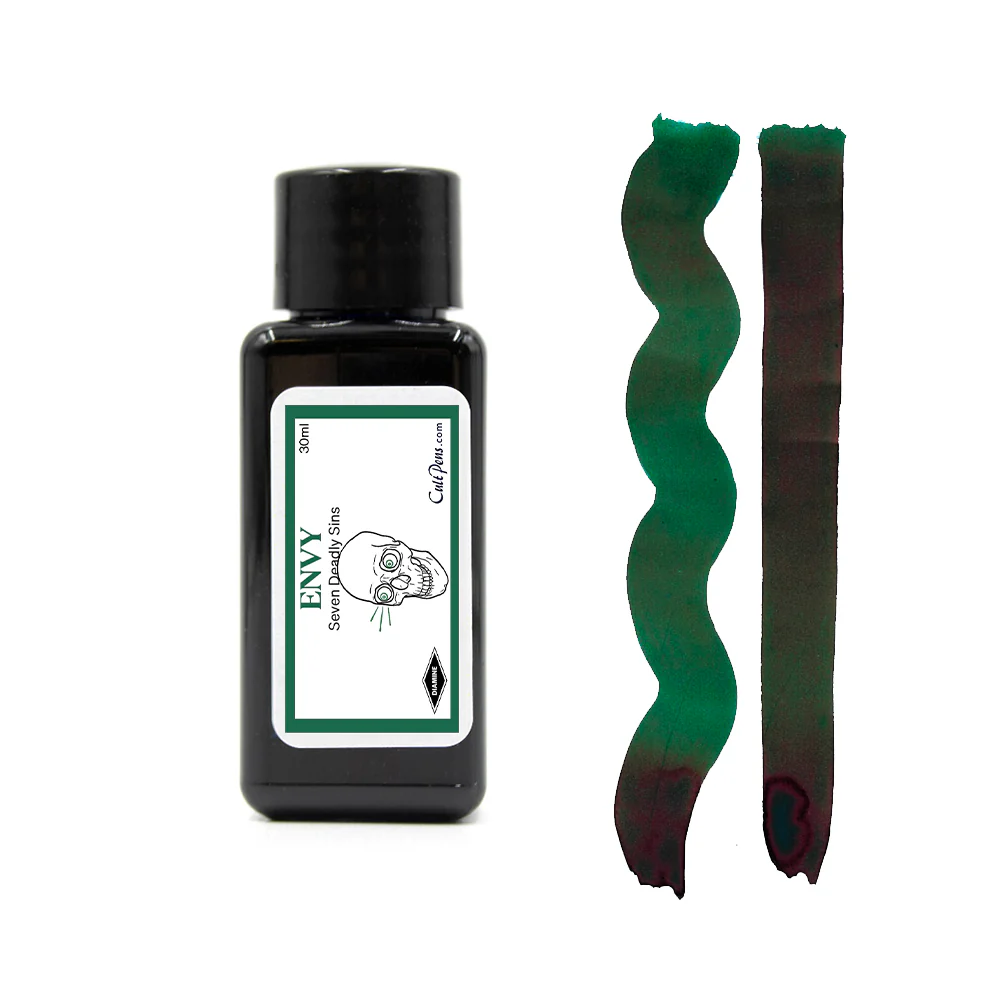 Cult Pens Exclusive 7 Deadly Sins Fountain Pen Ink by Diamine 30ml - Image 9