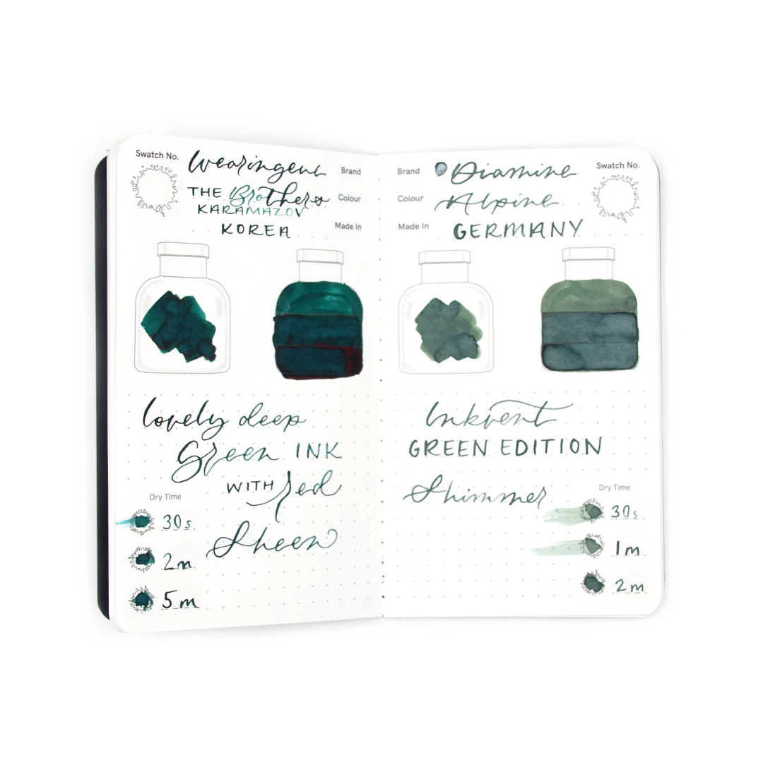 Cult Pens Ink Pocket Swatch Book with Regalia Paper by Endless - Image 4