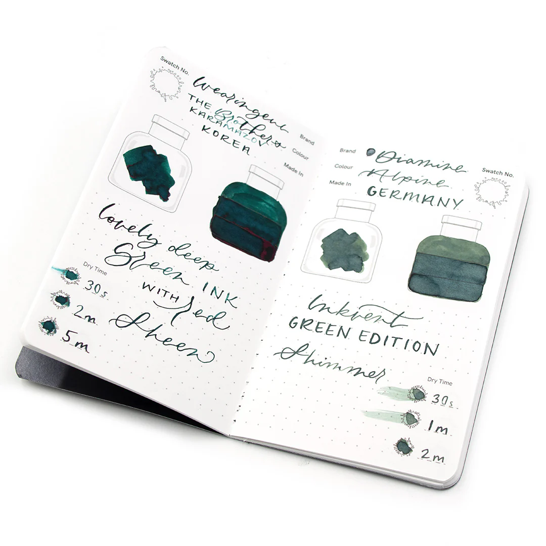 Cult Pens Ink Pocket Swatch Book with Regalia Paper by Endless - Image 5