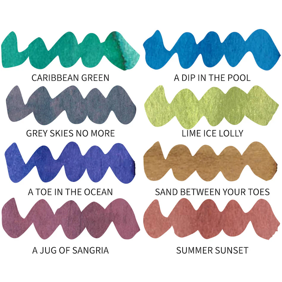 Cult Pens Summer Fountain Pen Ink by Diamine 30ml - Image 2