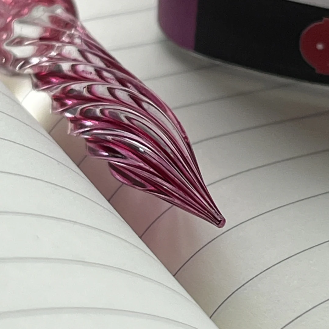 Cult Pens x Jacques Herbin Glass Dip Pen Larme De Cassis - Image 3