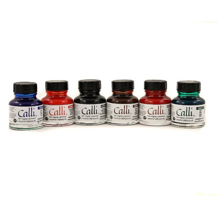 Daler-Rowney Calligraphy Ink 29.5ml Set of 6