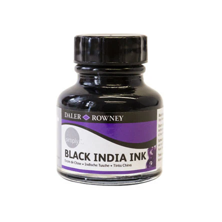 Daler-Rowney Simply Black India Ink