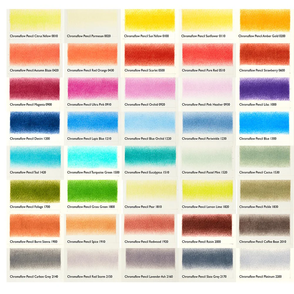 Derwent Chromaflow Pencils Tin of 72 - Image 6