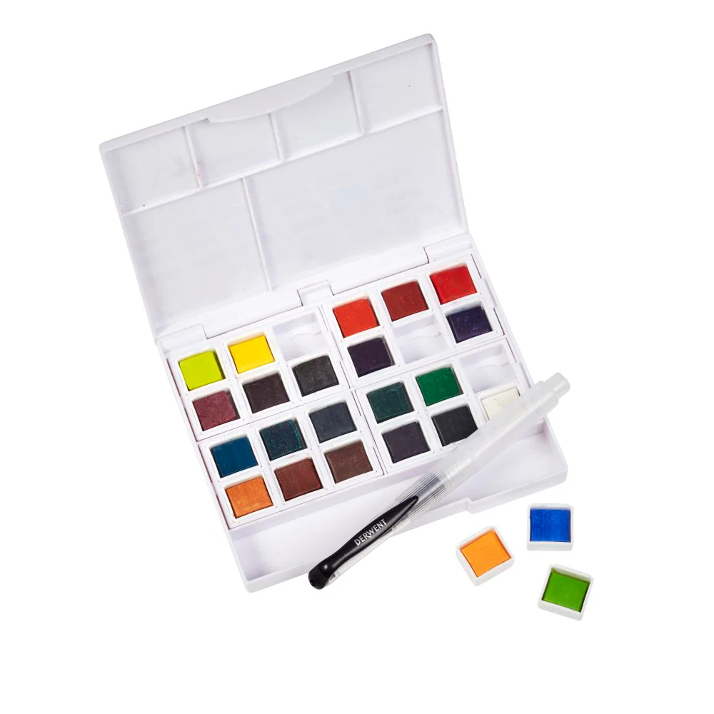 Derwent Inktense Paint Pan Set of 24 - Image 6