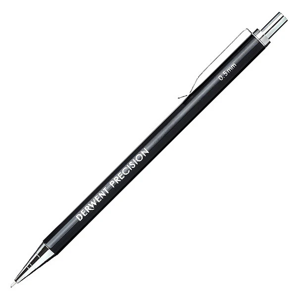 Derwent Precision Mechanical Pencil 0.5mm with Refill Set