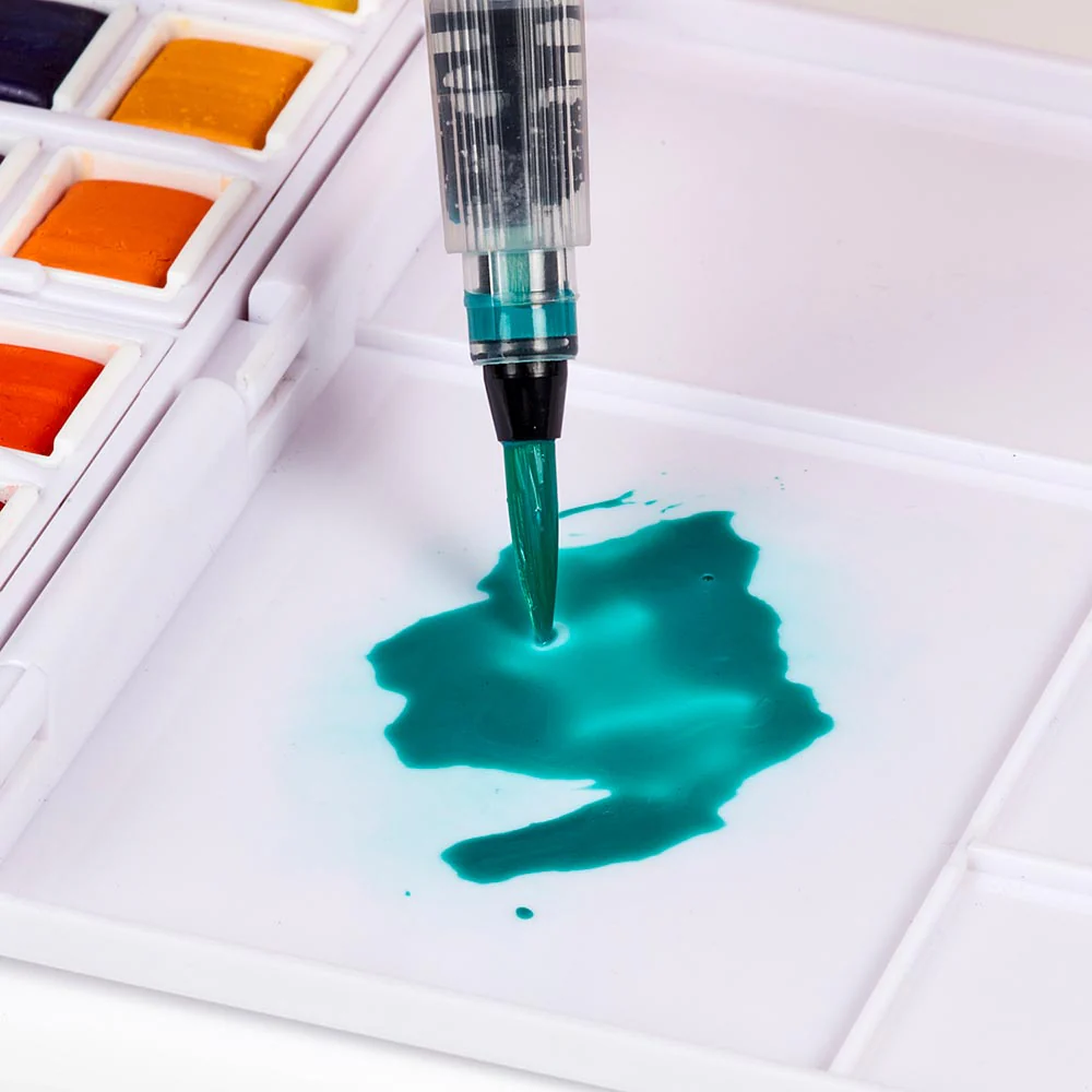 Derwent Watercolour Paint Pan Set of 24 - Image 3